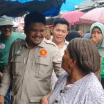 Ketua Umum DPP Papera Don Muzakir saat bertemu dengan pedagang di Pasar Cipulir dan Kebayoran Lama