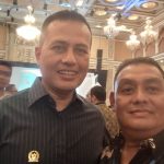 Anggota DPR RI Ir. Musa Rajekshah (kiri) dan Rinaldi Sitorus Ketua DPC PAPERA Kota Tanjungbalai.